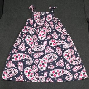 Old Navy Kids Dress - Navy and Pink Paisley. Size 2T